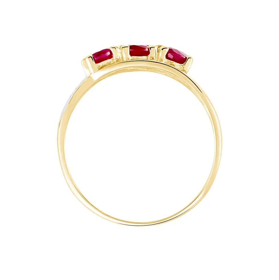 Bague Aurora Or Jaune Rubis