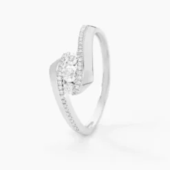 Bague Barbara Or Blanc Diamant