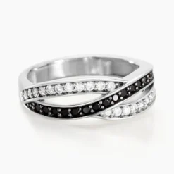 Bague Bethany Argent Blanc Oxyde De Zirconium