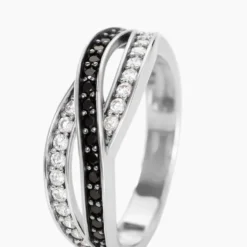 Bague Bethany Argent Blanc Oxyde De Zirconium