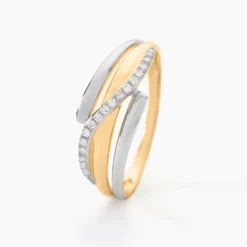 Bague Bodil Or Bicolore Diamant