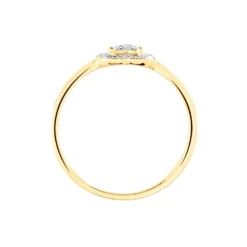Bague Catrin Or Jaune Diamant