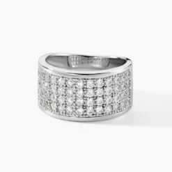 Bague Cecelia Argent Blanc Oxyde De Zirconium