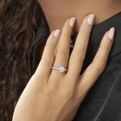 Bague Celia Or Blanc Diamant