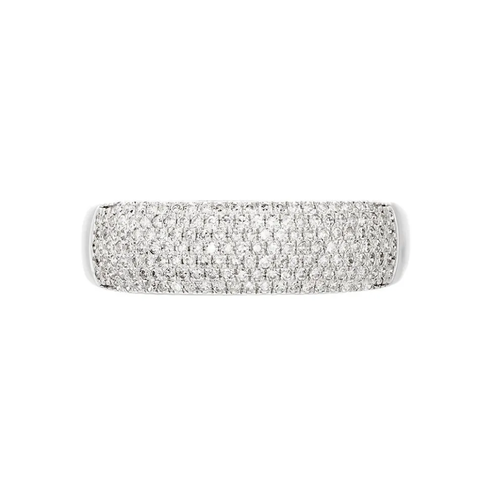 Bague Charlotte Or Blanc Diamant Divers