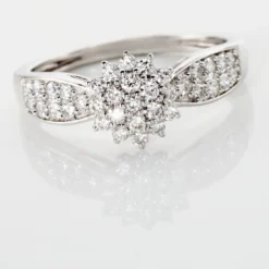 Bague Chouvia Or Blanc Diamant Synthétique