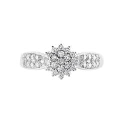 Bague Chouvia Or Blanc Diamant Synthétique