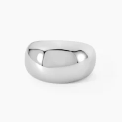 Bague Cleoria Acier Blanc
