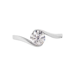 Bague Costante Or Blanc Oxyde