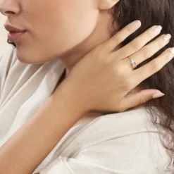 Bague Cyranna Or Blanc Diamant