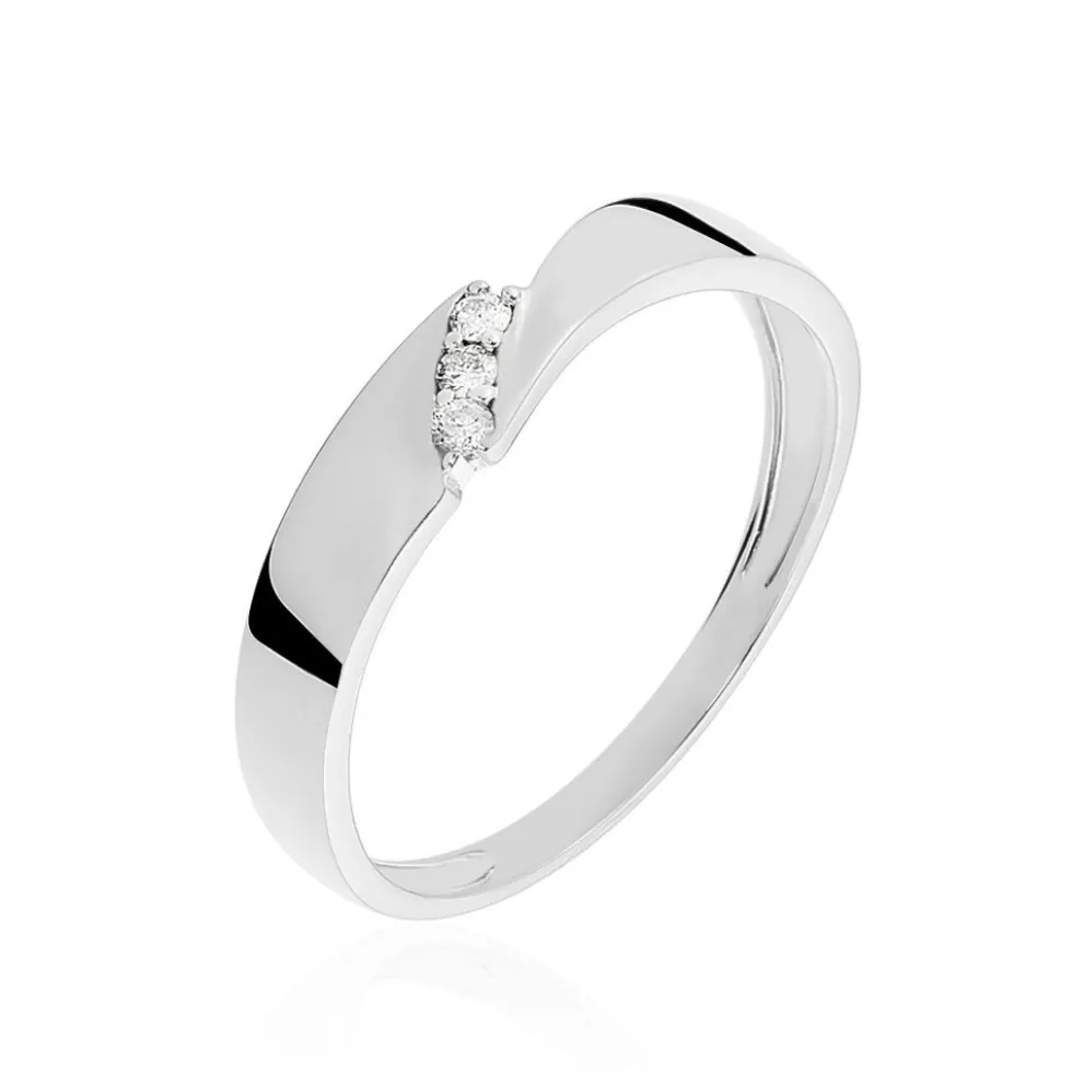 Bague Daphne Or Blanc Diamant