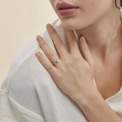 Bague Daphne Or Blanc Diamant