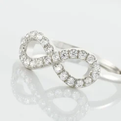 Bague Davila Argent Blanc Oxyde De Zirconium