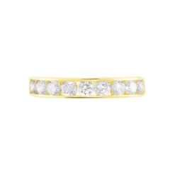 Bague Davila Or Jaune Oxyde De Zirconium