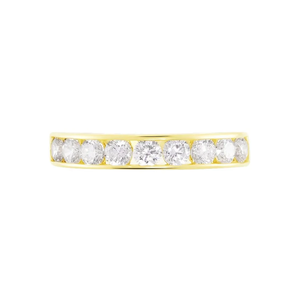 Bague Davila Or Jaune Oxyde De Zirconium