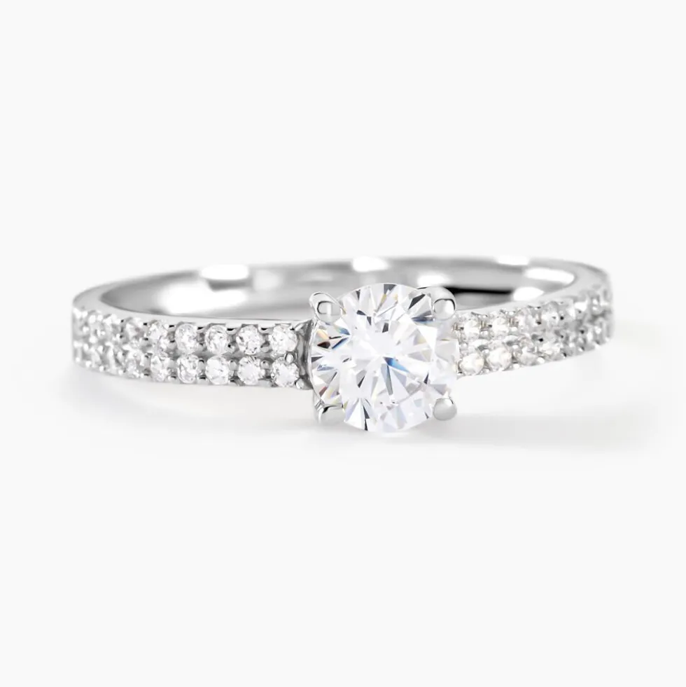 Bague Dayna Or Blanc Oxyde De Zirconium