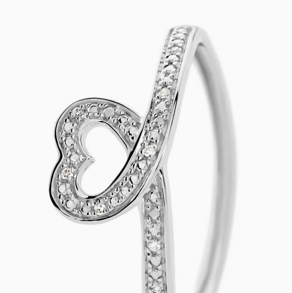 Bague Delaney Or Blanc Diamant