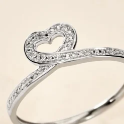 Bague Delaney Or Blanc Diamant