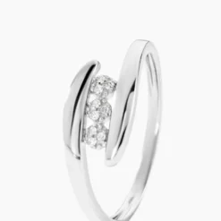 Bague Delphine Or Blanc Diamant