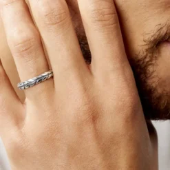 Bague Denys Argent Blanc