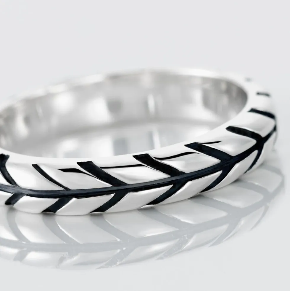 Bague Denys Argent Blanc