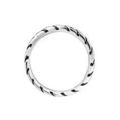 Bague Denys Argent Blanc