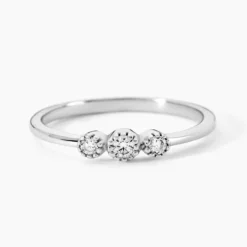 Bague Donya Argent Blanc Oxyde De Zirconium