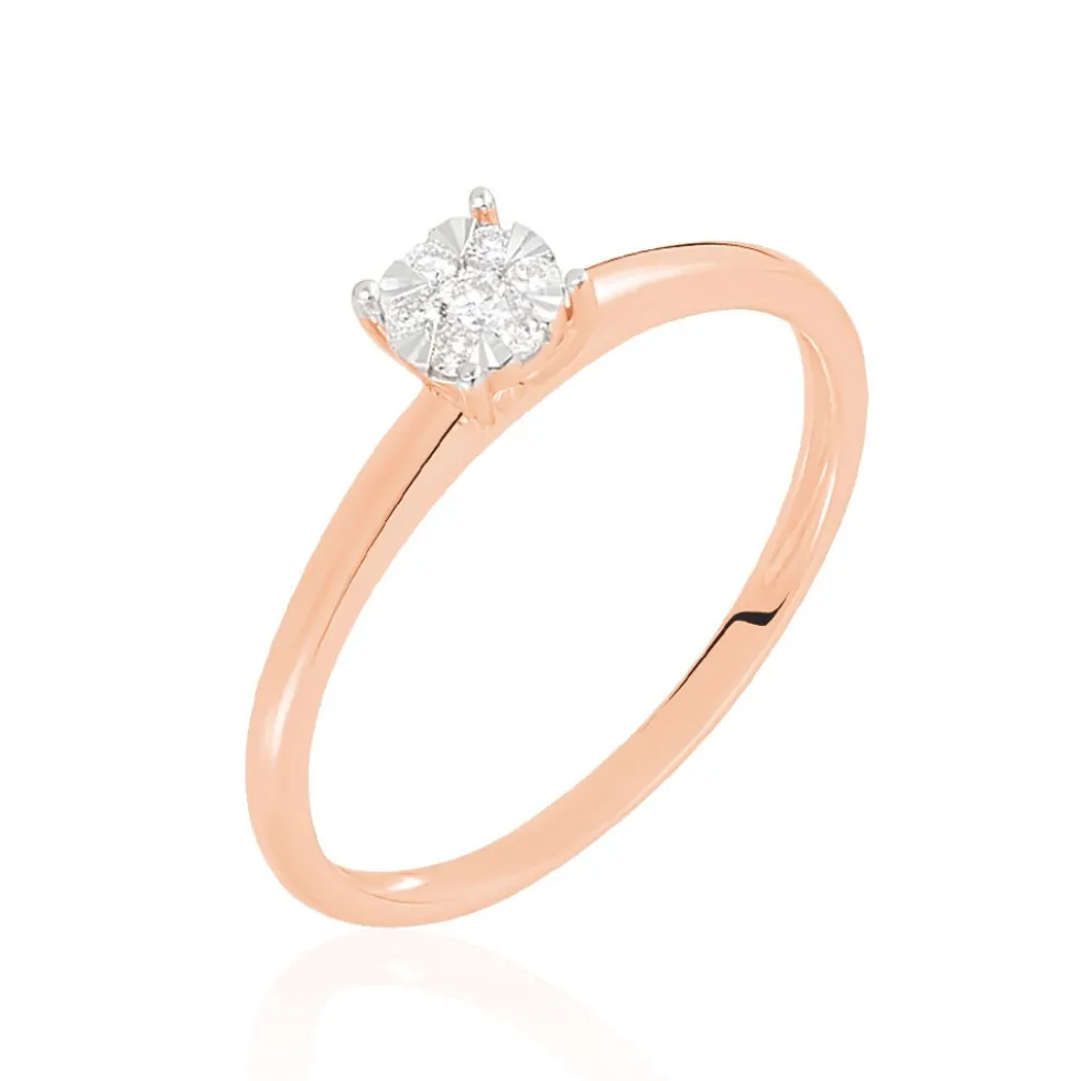 Bague Dream Or Rose Diamant