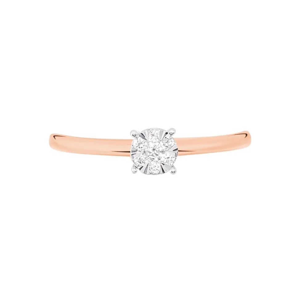 Bague Dream Or Rose Diamant