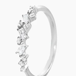 Bague Eclat D'Aurore Argent Blanc Oxyde De Zirconium