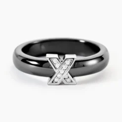 Bague Edwin Argent Blanc Oxyde De Zirconium