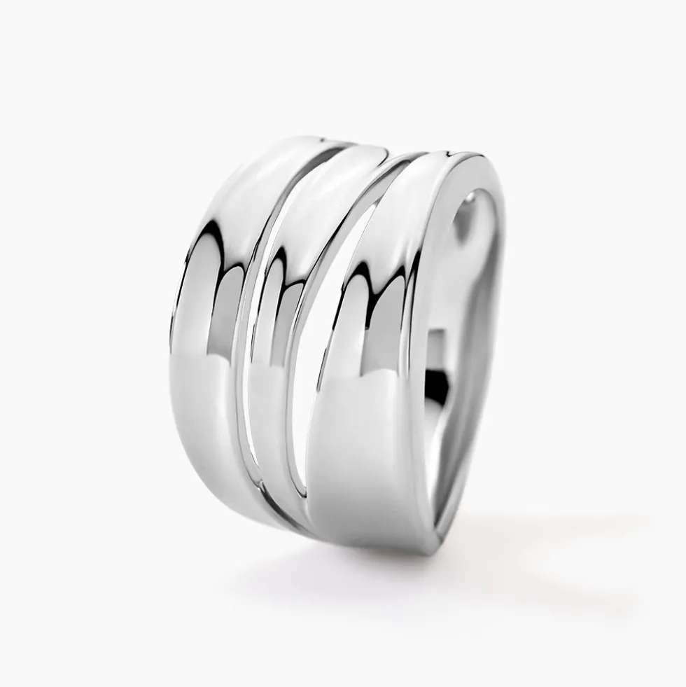 Bague Edwyna Argent Blanc
