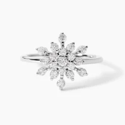 Bague Effie Argent Blanc Oxyde De Zirconium