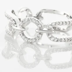 Bague Ela Argent Blanc Oxyde De Zirconium