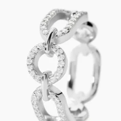 Bague Ela Argent Blanc Oxyde De Zirconium