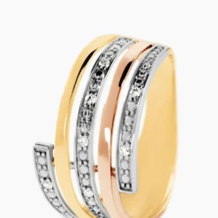 Bague Eleonore Or Tricolore Diamant