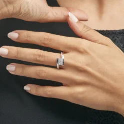 Bague Elorria Or Blanc Diamant