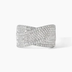 Bague Elyne Or Blanc Diamant