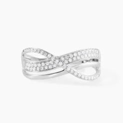 Bague Emilie Or Blanc Diamant