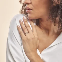 Bague Emma-lise Or Blanc Diamant