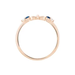 Bague Esia Argent Rose Oxyde De Zirconium