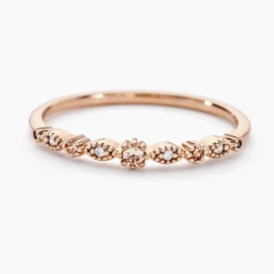 Bague Eugenie Argent Rose Oxyde De Zirconium