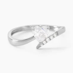 Bague Eva Or Blanc Oxyde De Zirconium