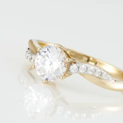 Bague Filipa Or Bicolore Oxyde De Zirconium