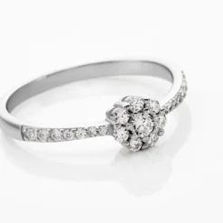 Bague Firmin Argent Blanc Oxyde De Zirconium