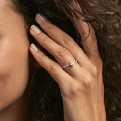 Bague Firmin Argent Blanc Oxyde De Zirconium