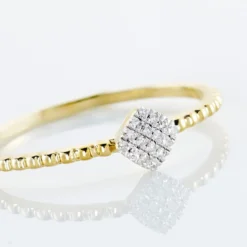 Bague Hanadi Or Jaune Diamant