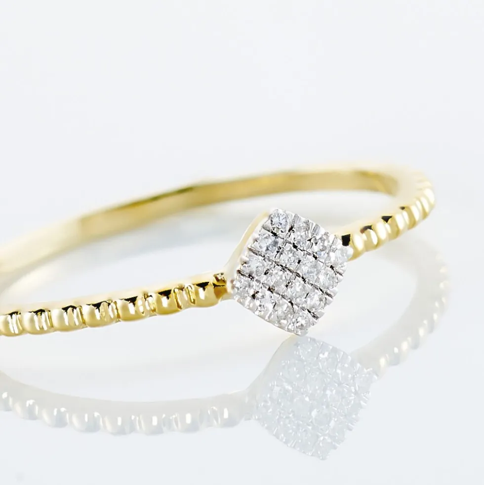 Bague Hanadi Or Jaune Diamant