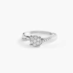 Bague Hebe Or Blanc Diamant