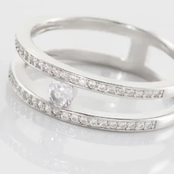 Bague Hermione Argent Blanc Oxyde De Zirconium